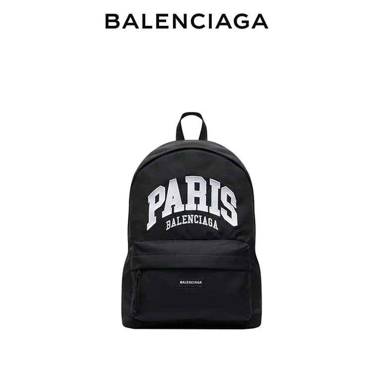 BALENCIAGA巴黎世家PARIS EXPLORER尼龍雙肩包大容量學生書包後背包 男女同款