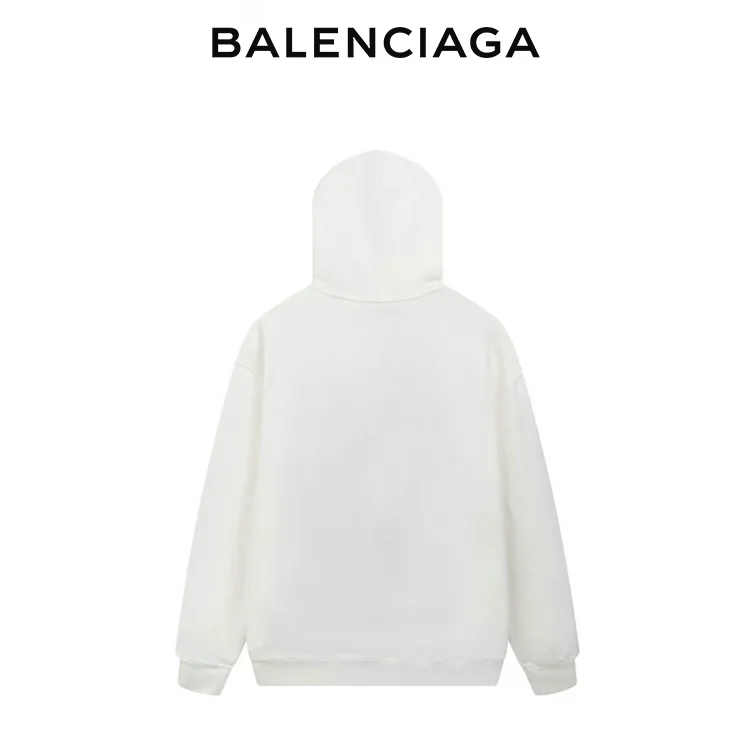 BALENCIAGA巴黎世家帽T經典鎖扣字母印花連帽衛衣