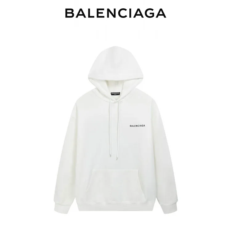 BALENCIAGA巴黎世家前後品牌標識衛衣連帽衫