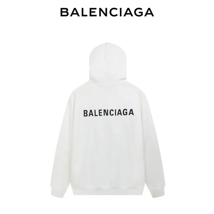 BALENCIAGA巴黎世家前後品牌標識衛衣連帽衫