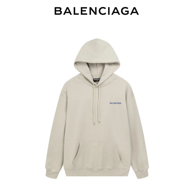 BALENCIAGA巴黎世家前後品牌標識衛衣連帽衫