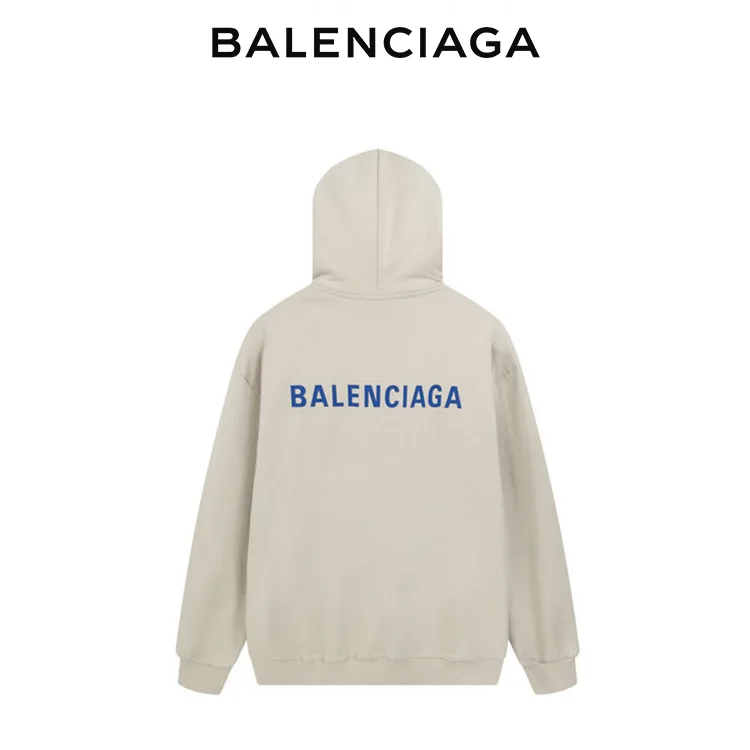 BALENCIAGA巴黎世家前後品牌標識衛衣連帽衫