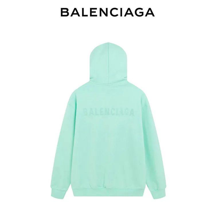 BALENCIAGA巴黎世家前後品牌標識衛衣連帽衫