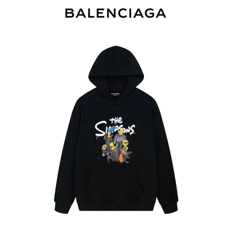 BALENCIAGA x THE SIMPSONS 巴黎世家辛普森一家人聯名連帽衛衣