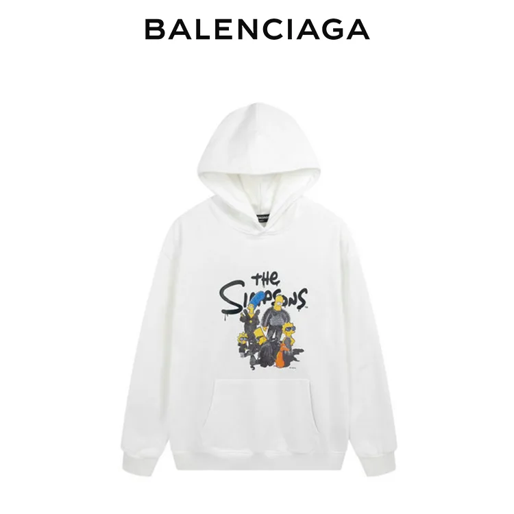 BALENCIAGA x THE SIMPSONS 巴黎世家辛普森一家人聯名連帽衛衣