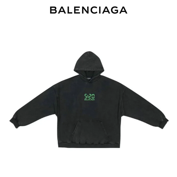 BALENCIAGA巴黎世家情人節520夜光衛衣連帽衫