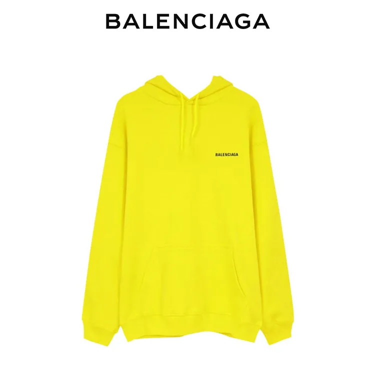 BALENCIAGA巴黎世家前後品牌標識衛衣連帽衫