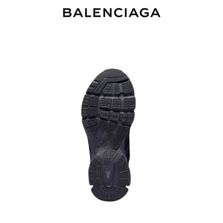 BALENCIAGA巴黎世家PHANTOM幻影系列黑色網眼拼接運動鞋 男女同款