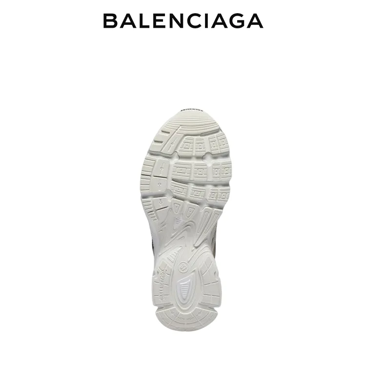 BALENCIAGA巴黎世家PHANTOM幻影系列白色網眼拼接運動鞋 男女同款