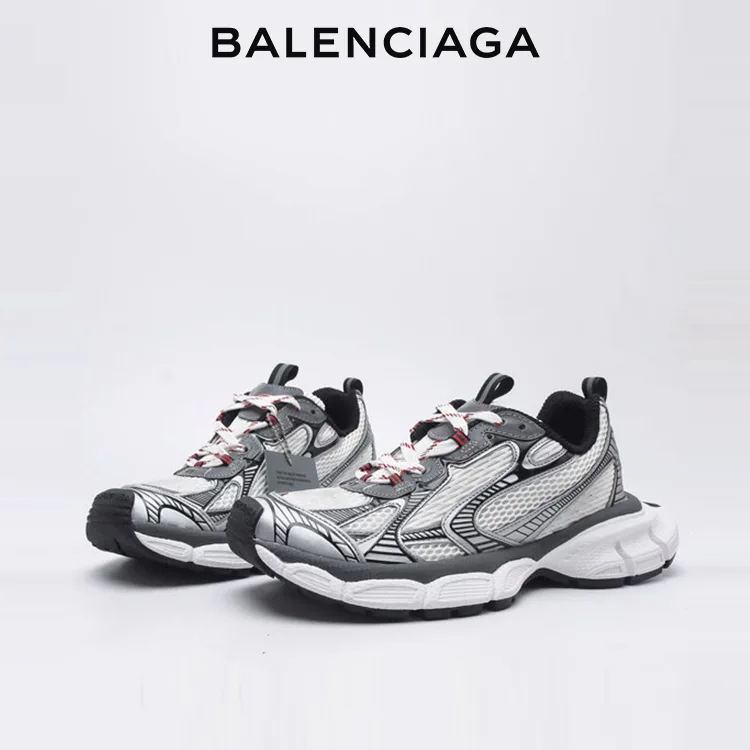 BALENCIAGA RUNNER KITH FOUR.COLOR 復古減震休閒運動鞋 男女同款