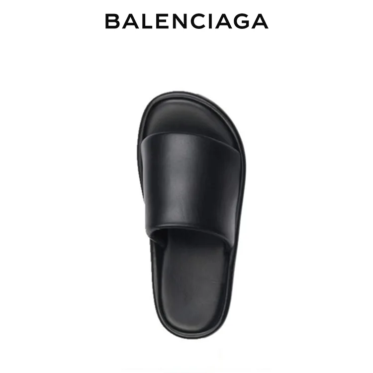 BALENCIAGA巴黎世家時尚厚底涼拖鞋