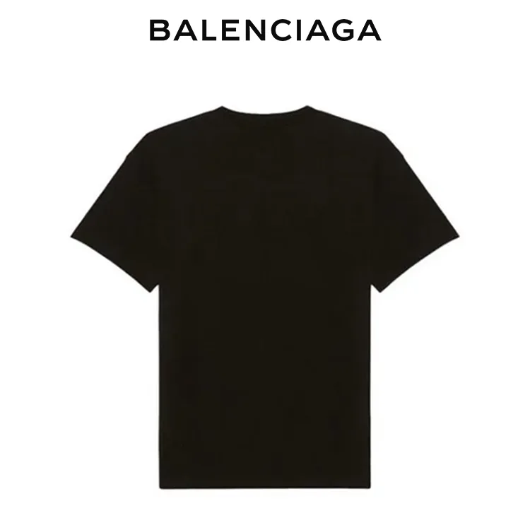 BALENCIAGA巴黎世家人像樂隊字母印花短袖T恤