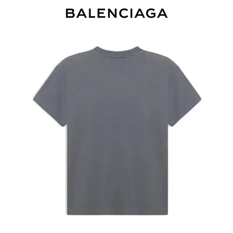 BALENCIAGA巴黎世家人像樂隊字母印花短袖T恤