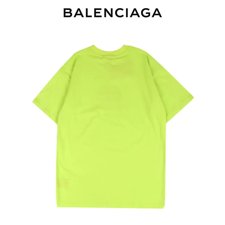 BALENCIAGA巴黎世家 經典鎖扣字母LOGO 短袖T恤 男女同款