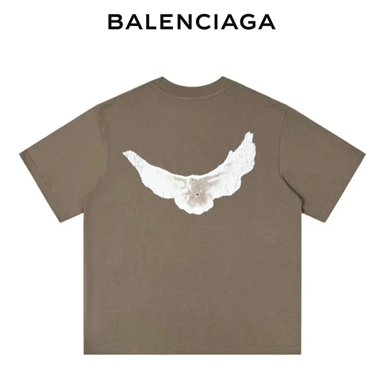 BALENCIAGA x YEEZY x GAP 三方聯名和平鴿短袖T恤