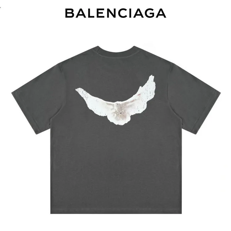 BALENCIAGA x YEEZY x GAP 三方聯名和平鴿短袖T恤