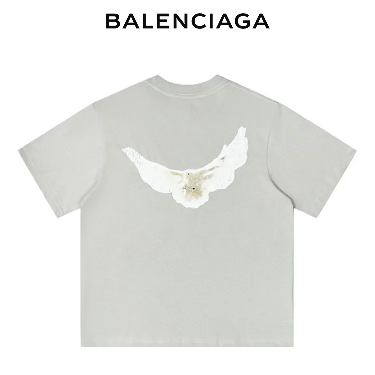 BALENCIAGA x YEEZY x GAP 三方聯名和平鴿短袖T恤