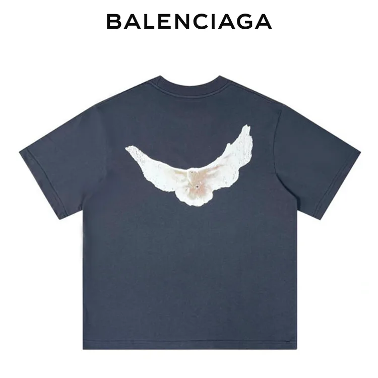 BALENCIAGA x YEEZY x GAP 三方聯名和平鴿短袖T恤