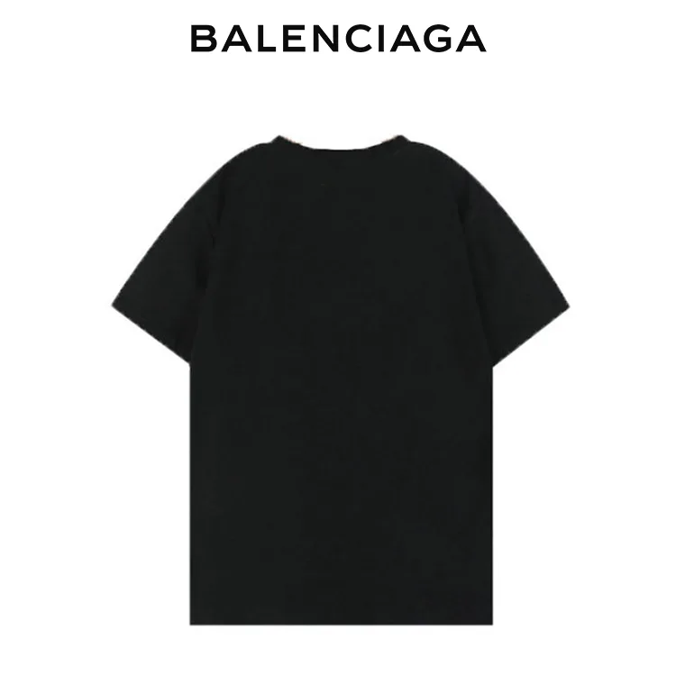 BALENCIAGA巴黎世家果凍塗鴉溶解字母短袖T恤