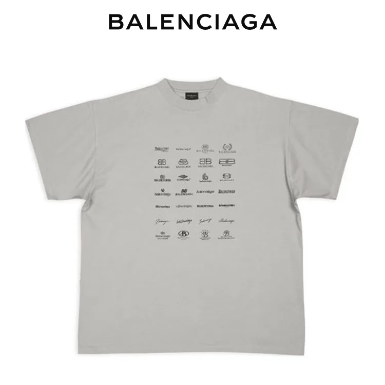 BALENCIAGA巴黎世家ARCHIVES LOGOS短袖T恤 男女同款