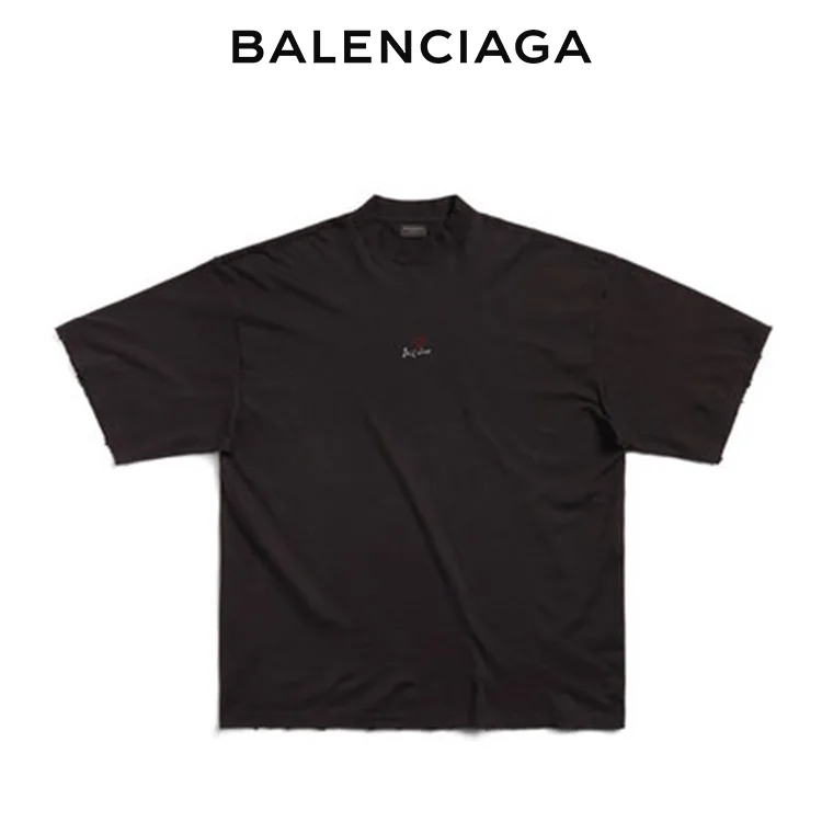 BALENCIAGA巴黎世家七夕情人節限定愛心短袖T恤