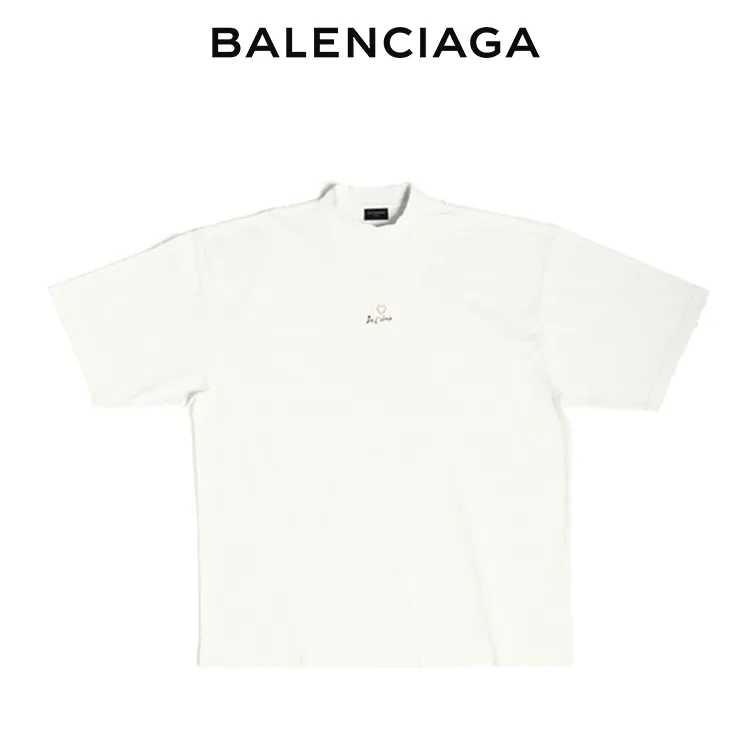 BALENCIAGA巴黎世家七夕情人節限定愛心短袖T恤