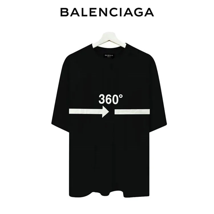 BALENCIAGA巴黎世家360°印花短袖T恤