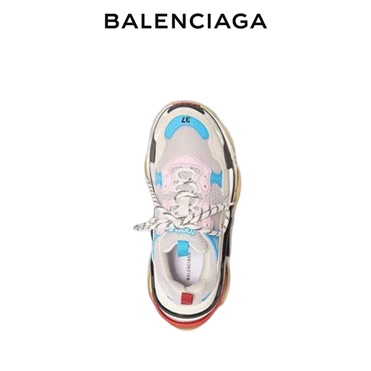 BALENCIAGA巴黎世家TRIPLE S女士休閒時尚老爹鞋