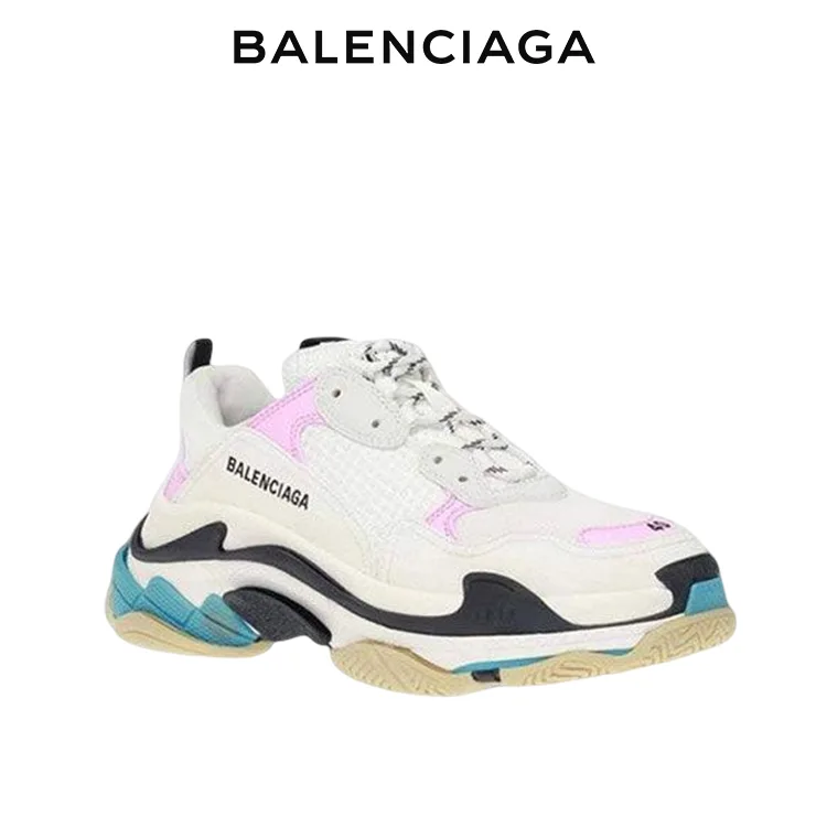 BALENCIAGA巴黎世家TRIPLE S女士時尚品牌標識老爹鞋