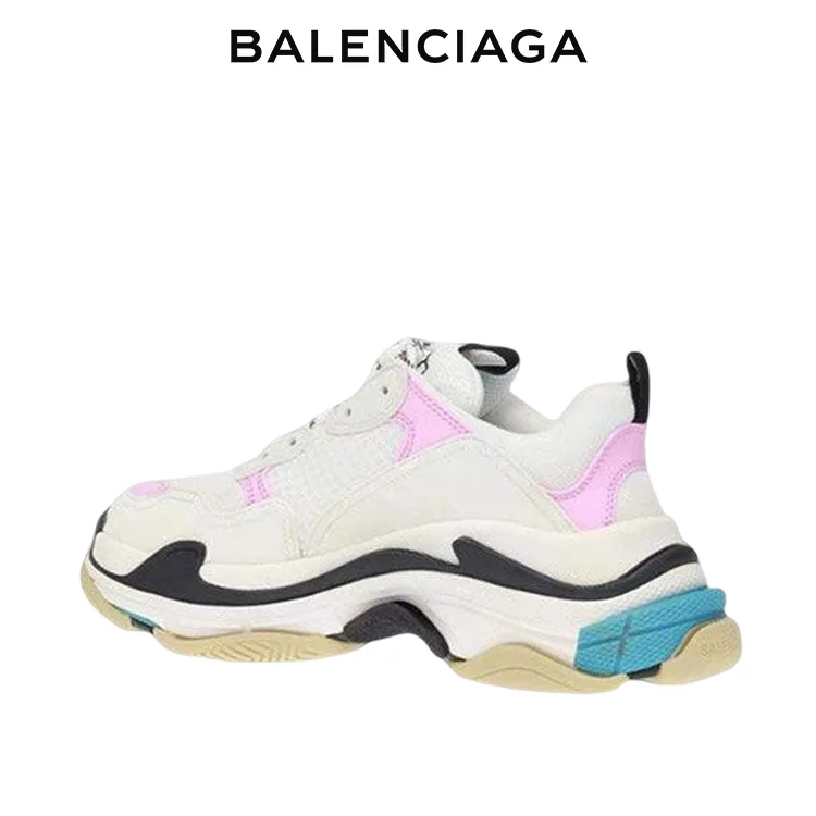 BALENCIAGA巴黎世家TRIPLE S女士時尚品牌標識老爹鞋