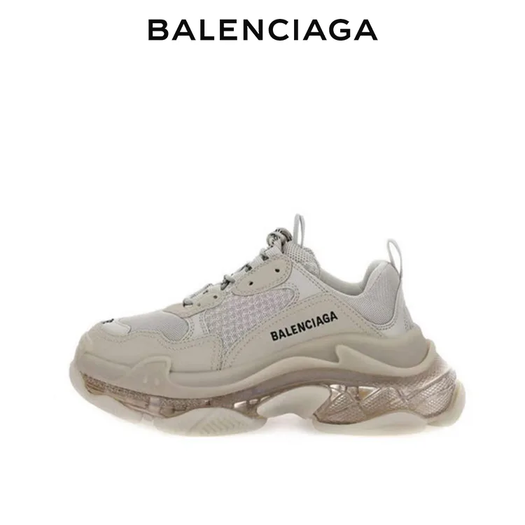 BALENCIAGA巴黎世家TRIPLE S女士時尚運動老爹鞋