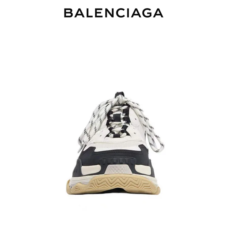 BALENCIAGA巴黎世家TRIPLE S老爹鞋 黑白 男女同款