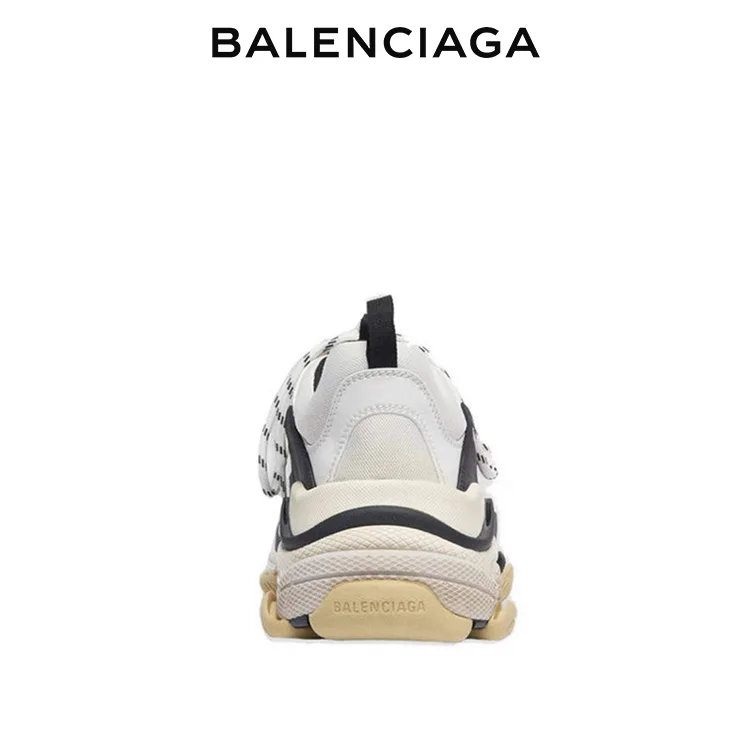 BALENCIAGA巴黎世家TRIPLE S老爹鞋 黑白 男女同款